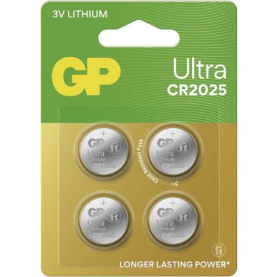 GP Ultra CR2025 4ks 1042202524 – Zboží Živě