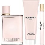 Burberry Burberry Her, SET: Parfumovaná voda 100ml + Parfumovaná voda 10ml + Tělové mléko 75ml pre ženy EDP – Hledejceny.cz