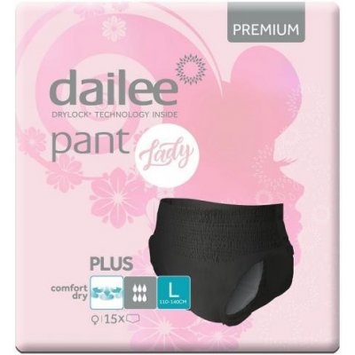 Dailee Pant Lady Premium Plus L 15 ks
