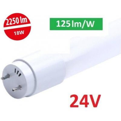 LED21 LED trubice LINIO T8 24V 120 cm neutrální bílá 18W 2250 lm glass L18/24T8L125K402