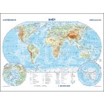 Svět - reliéf a povrch / státy a území - příruční mapa 1:85 000 000, 6. vydání – Hledejceny.cz