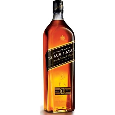 Whisky Johnnie Walker Black 40% 1 l (holá láhev)