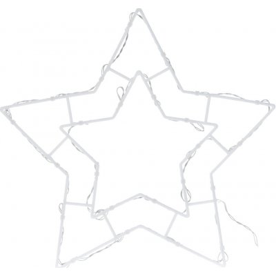Home Styling Decoration Svítící okenní hvězda 24 LED 41 × 39 cm – Hledejceny.cz