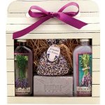 Bohemia Herbs Lavender La Provence sprchový gel 100 ml + Olejová lázeň 100 ml + mýdlo 100 g + bylinky levandule v sáčku dárková sada – Zboží Dáma