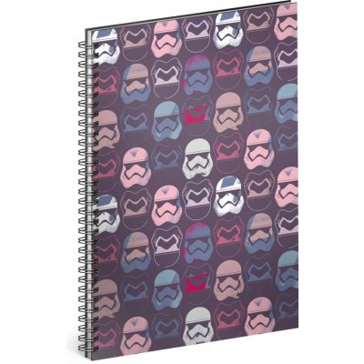 Presco Group blok Star Wars Pattern A5 linkovaný,spirálový – Zboží Živě
