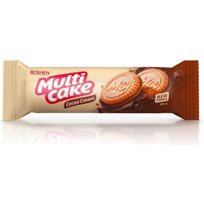 Roshen Multicake sušenky s kakaovou náplní 180 g – Zboží Dáma