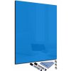 Tabule Glasdekor Magnetická skleněná tabule 30 x 40 cm pomněnková modrá