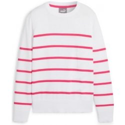 Puma Dámský golfový svetr Resort Crewneck M Bílá Růžová