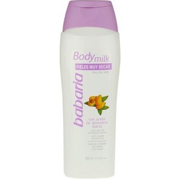 Babaria Almendras tělové mléko pro suchou pokožku (Body Milk with Sweet Almond Oil) 500 ml