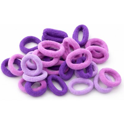Mini látkové gumičky do vlasů - 50ks – Hledejceny.cz