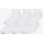 Under Armour UA Yth Essential No Show Ponožky 6 párů dětské Bílá – Zboží Dáma
