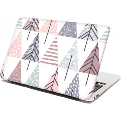 Sablio Samolepka na notebook Barevné stromky - 29x20 cm – Zboží Živě