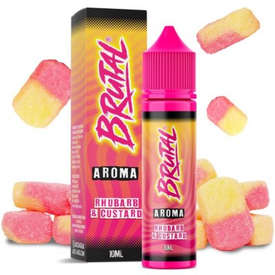 Just Juice Brutal Shake & Vape Rhubarb & Custard 10 ml – Zboží Dáma