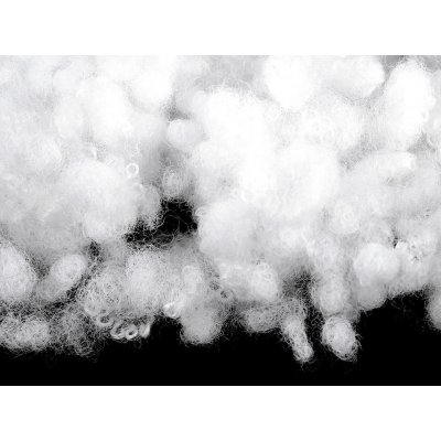 Výplň - kuličky z dutého vlákna bělené 1 kg Varianta: bílá, Balení: 1 sáček – Sleviste.cz