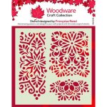 Woodware Plastová šablona 15x15cm mandaly č.1 – Zboží Dáma