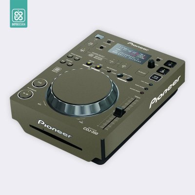 Doto Design Skin CDJ 350 FULL COLORS Army Green – Zboží Živě