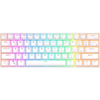 Royal Kludge RK61 RGB brown switch white – Zboží Živě
