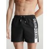 Koupací šortky, boardshorts Calvin Klein medium drawstring graphic KM0KM00991BEH