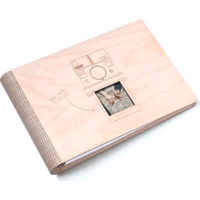 wooden moment Album Polaroid Počet papírů: 40 bílých papírů