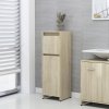 Koupelnový nábytek vidaXL Koupelnová skříňka dub sonoma 30 x 30 x 95 cm dřevotříska [802663]