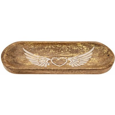 Nefertitis Stojánek z mangového dřeva Angel wings 10 x 27,5 cm – Hledejceny.cz