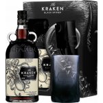 Kraken Black Spiced Rum 40% 1 l (darčekové balenie 1 pohár) – Zboží Dáma