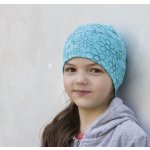 Hugo jarní podzimní čepice s potiskem velké květy 30044353 – Hledejceny.cz