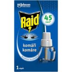 Raid elektrický odpařovač s eukalyptovým olejem proti komárům náhradní náplň 45 nocí 27 ml – Zbozi.Blesk.cz