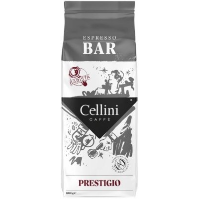 Cellini Barista Espresso Prestigio 100% Arabica zrnková 1 kg – Hledejceny.cz