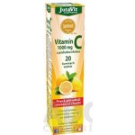 JutaVit Vitamin C 1000 mg šumivé tablety s příchutí citronu 20 ks – Hledejceny.cz