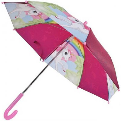 Jednorožec deštník dětský v sáčku růžový – Zboží Mobilmania