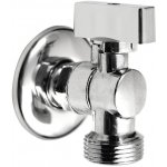Aqualine Pračkový kulový ventil se zpětným ventilem 1/2''x3/4'' - L, chrom - 5310 – Hledejceny.cz