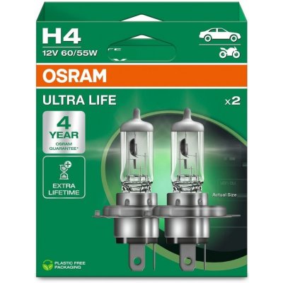 Osram 12V H4 60-55W P43t Ultra Life 2 ks – Hledejceny.cz