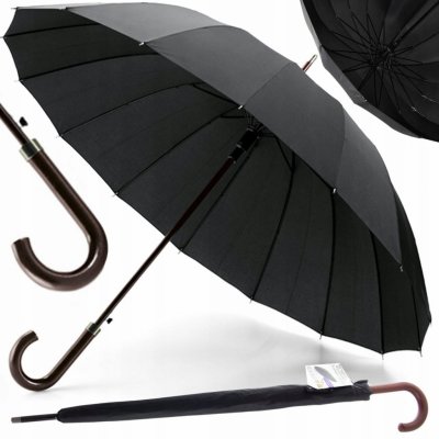 EOU001K deštník skládací černý – Zboží Mobilmania