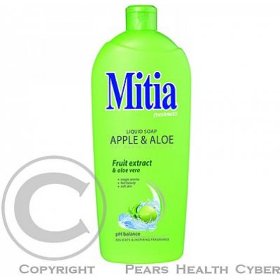 Mitia Apple & Aloe tekuté mýdlo náhradní náplň 1 l – Zbozi.Blesk.cz