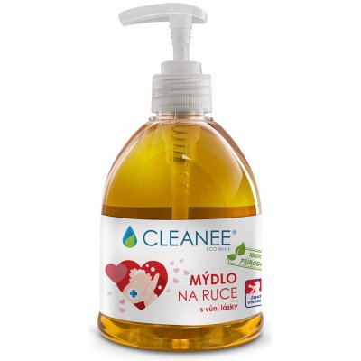 Cleanee Eco Body 100% přírodní mýdlo na ruce s vůní lásky 500 ml