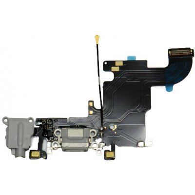 Apple iPhone 6s - Nabíjecí Konektor + Jack Konektor + Mikrofon + Flex Kabel - barva šedá – Zboží Živě