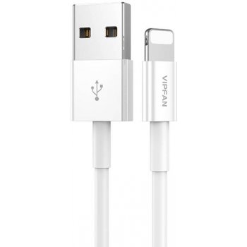 Vipfan X03 3A, USB na Lightning, 1m, bílý