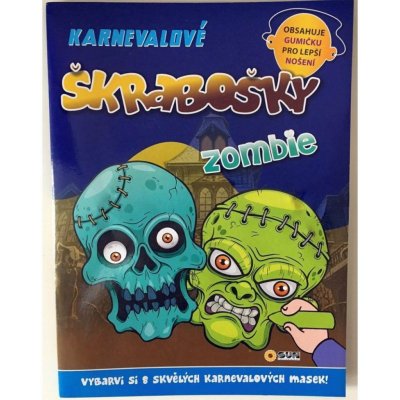 Karnevalové škrabošky - Zombie – Zboží Mobilmania