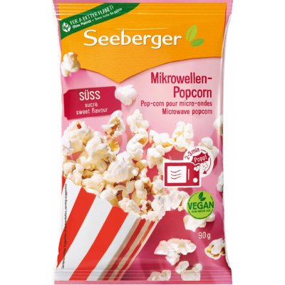 Seeberger Popcorn do mikrovlnky sladký 100 g