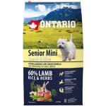 Ontario Senior Mini Lamb & Rice 2,25 kg – Hledejceny.cz