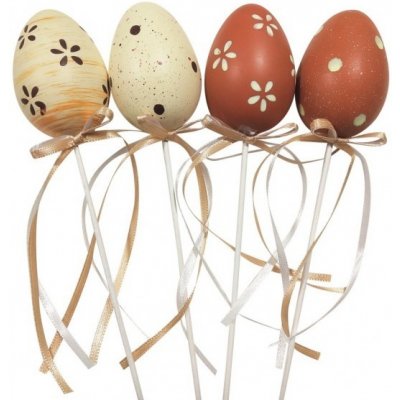 Anděl Velikonoční dekorace - plastové vajíčko - zápich 6 cm + špejle - 7226 – Zboží Mobilmania