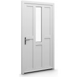 Aluplast vchodové dveře jednokřídlé bílá/bílá 80 x 180 cm rozložení výplně 28 – Hledejceny.cz