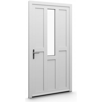 Aluplast vchodové dveře jednokřídlé bílá/bílá 80 x 180 cm rozložení výplně 28 – Hledejceny.cz