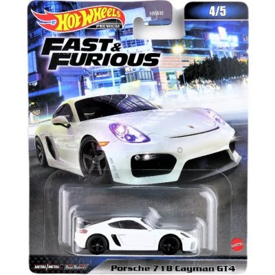 Mattel Hot Weels Premium Fast & Furious Porsche 718 Cayman GT4 – Zbozi.Blesk.cz