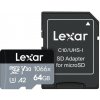 Paměťová karta LEXAR SDXC UHS-I 64 GB LMS1066064G-BNANG