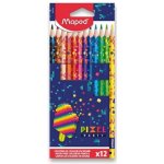 Maped Pastelky Pixel Party 12ks 160844 – Zboží Živě