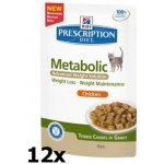 Hill's Feline Adult Metabolic 12 x 85 g – Sleviste.cz