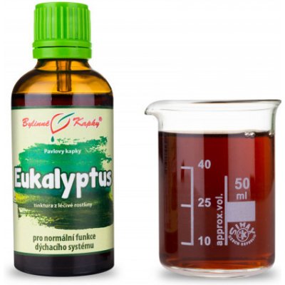 Bylinné kapky Eukalyptus blahovičník bylinné kapky tinktura 50 ml – Hledejceny.cz