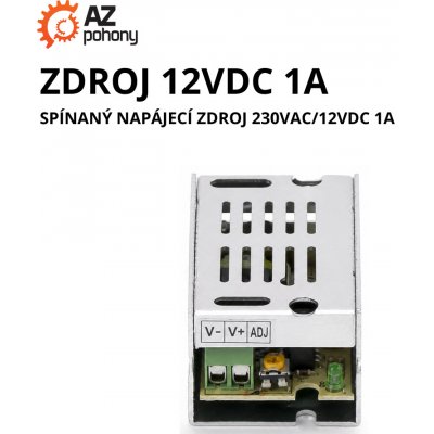 ZDROJ 12VDC 1A - spínaný napájecí zdroj 230VAC/12VDC 1A – Hledejceny.cz
